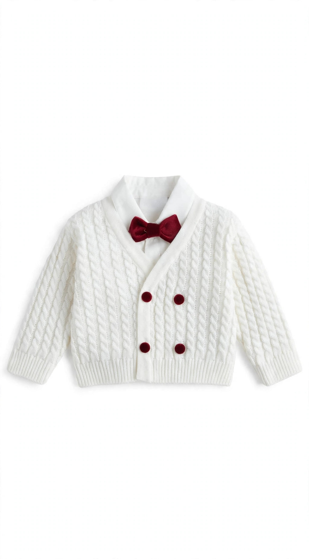 AM Kids - completo battesimale 4 pezzi lungo neonato