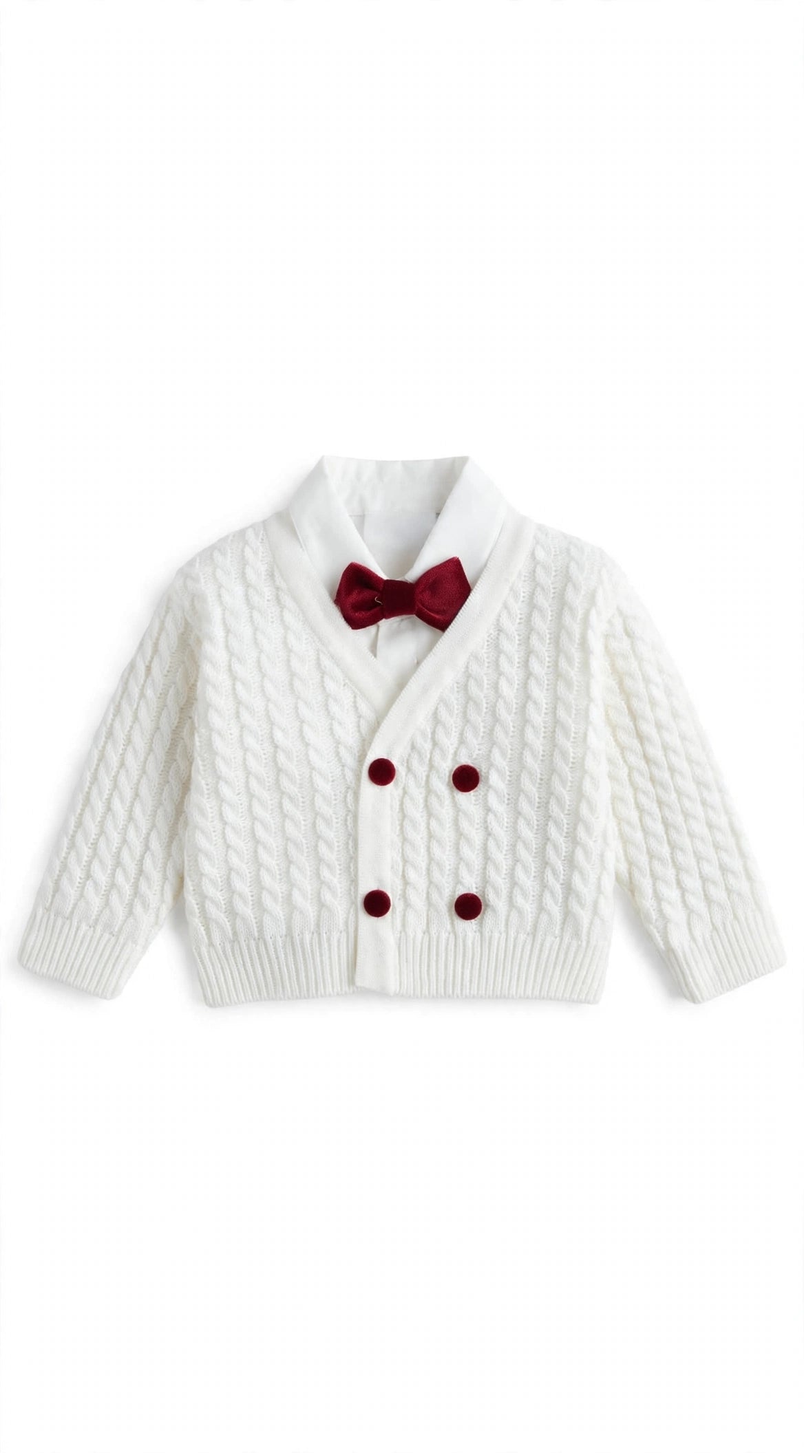 AM Kids - completo battesimale 4 pezzi lungo neonato