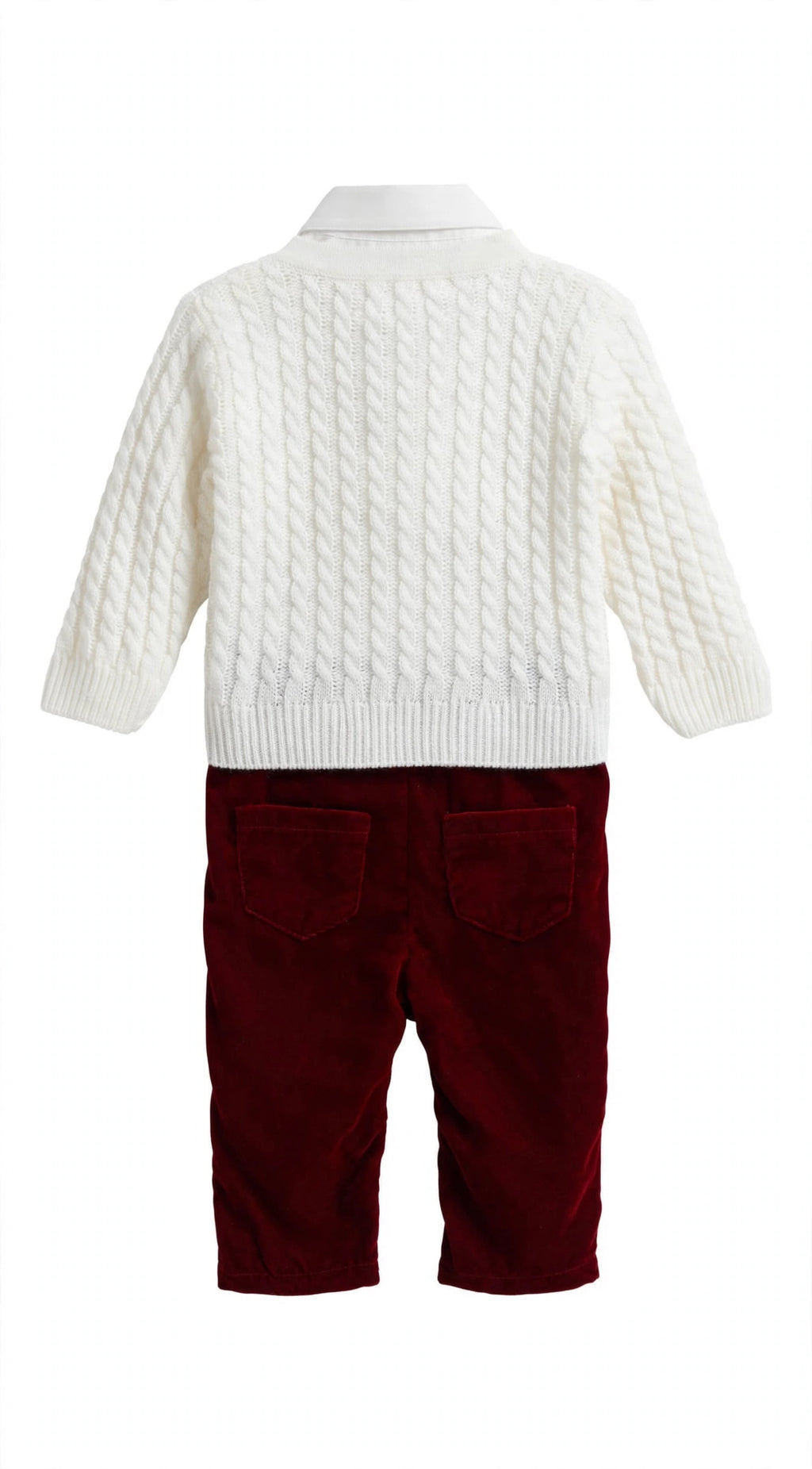 AM Kids - completo battesimale 4 pezzi lungo neonato