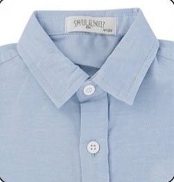 AM Kids - completo tre pezzi maglioncino, camicia e pantalone, neonato