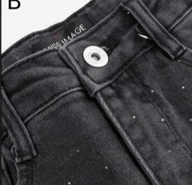 AM Kids - jeans glitterato bambina
