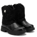 AM Kids - stivale modello camperos basso con brillantini