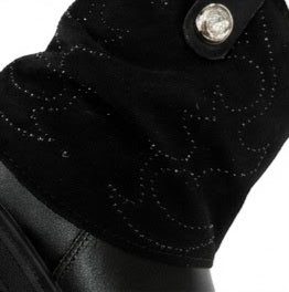AM Kids - stivale modello camperos basso con brillantini