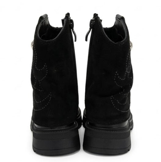AM Kids - stivale modello camperos basso con brillantini