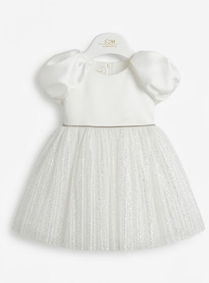 AM Kids - Abito elegante con brillantini