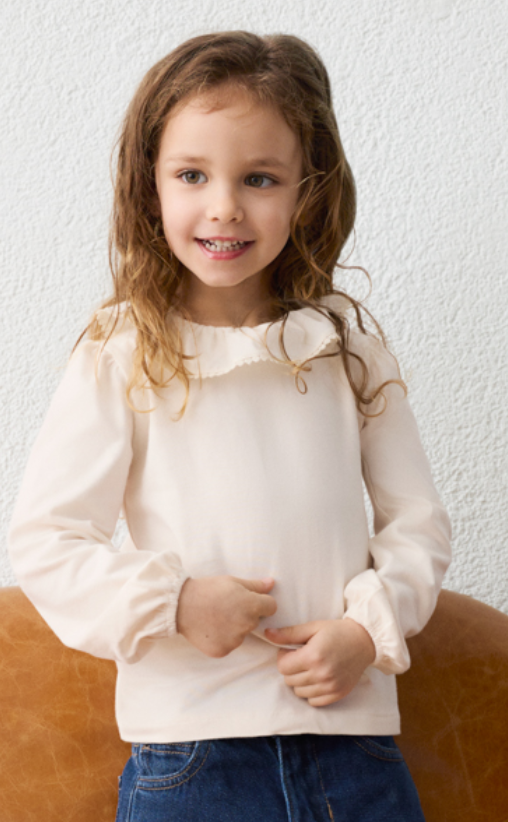 AM Kids - Blusa colletto volant