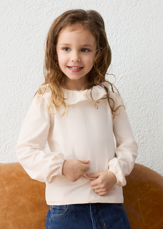 AM Kids - Blusa colletto volant Mayoral
