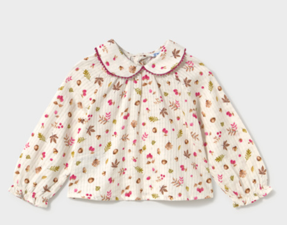 AM Kids - Blusa elegante a fiori