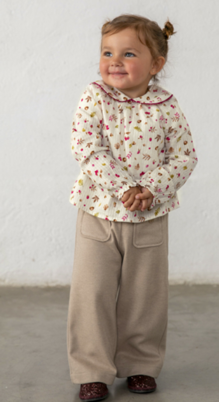 AM Kids - Blusa elegante a fiori