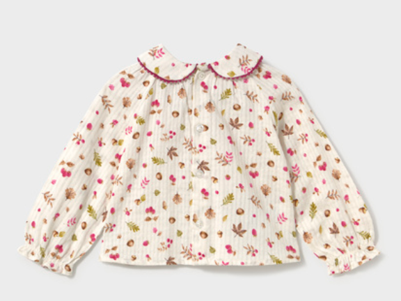 AM Kids - Blusa elegante a fiori