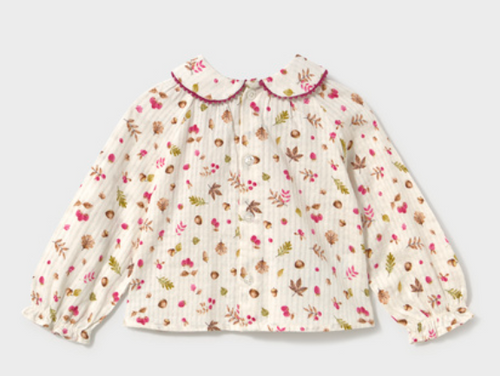 AM Kids - Blusa elegante a fiori