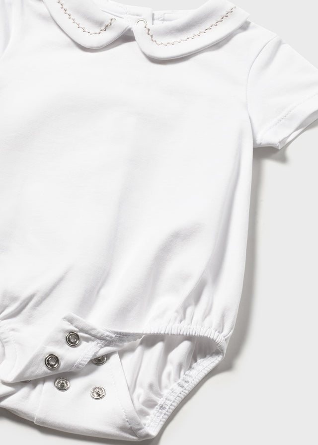 AM Kids - Body con colletto manica corta