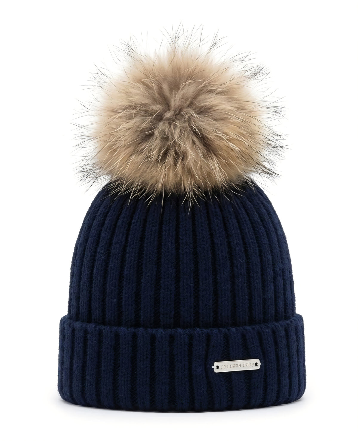 AM Kids - CAPPELLO CON PON PON IN VERA PELLICCIA