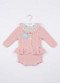 AM Kids - COMPLETO 3 PEZZI, CARDIGAN CAMICIA E COULOTTE