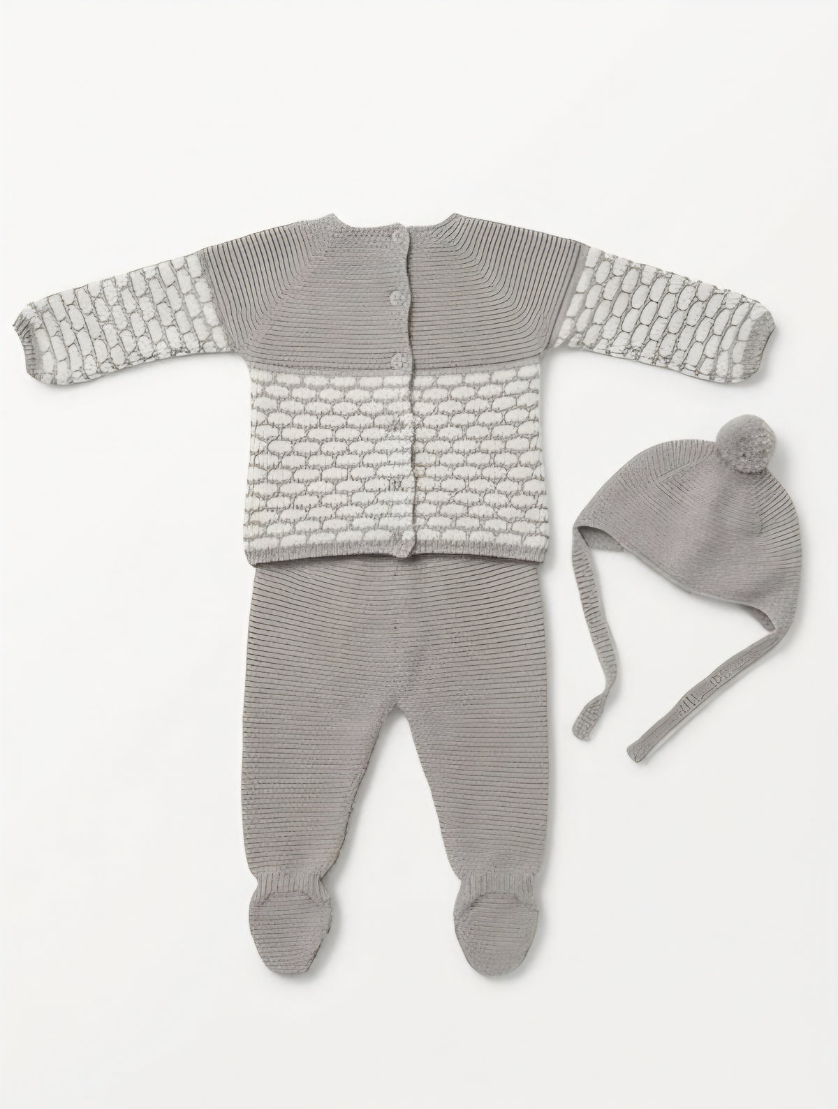 AM Kids - COMPLETO 3 PEZZI IN MAGLIA NEONATO