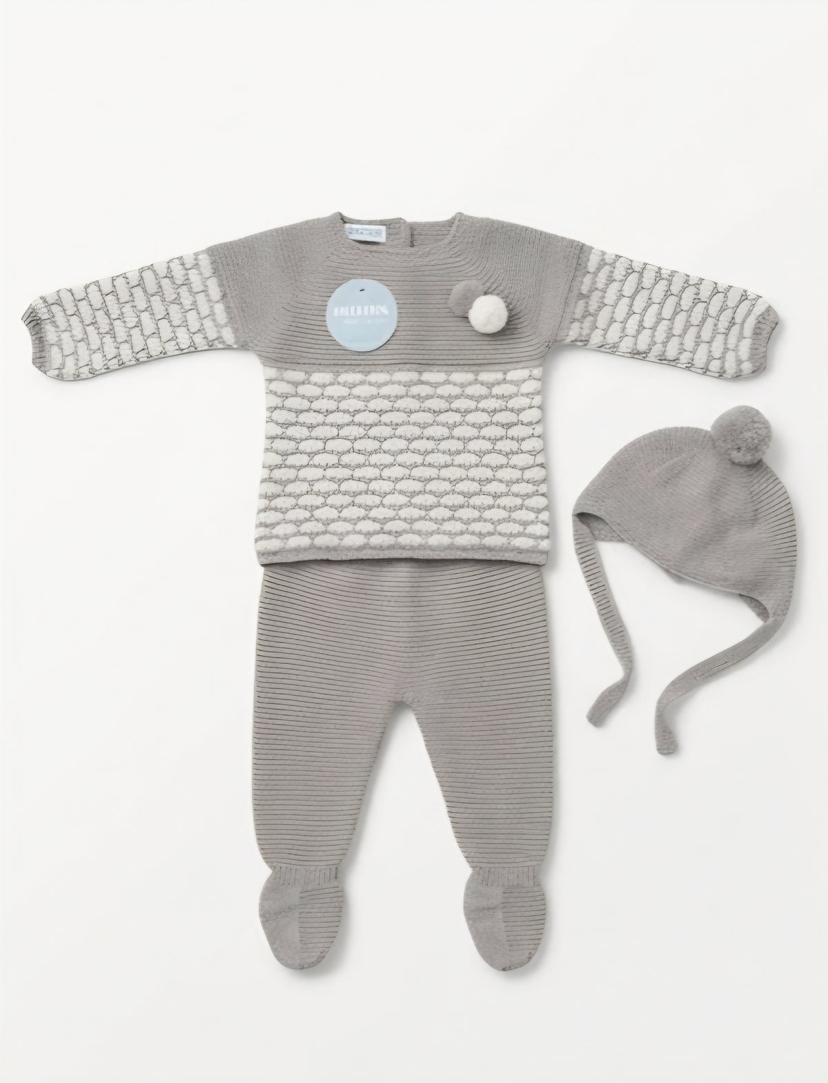 AM Kids - COMPLETO 3 PEZZI IN MAGLIA NEONATO