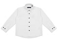 AM Kids - Camicia manica lunga in cotone con bottoni madreperla