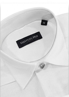 AM Kids - Camicia manica lunga in cotone con bottoni madreperla
