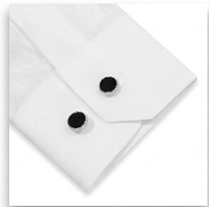 AM Kids - Camicia manica lunga in cotone con bottoni madreperla
