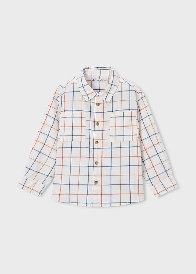 AM Kids - Camicia manica lunga in velluto Mayoral