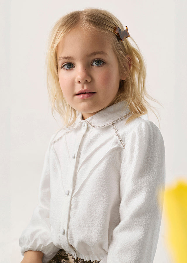 AM Kids - Camicia manica lunga lucida