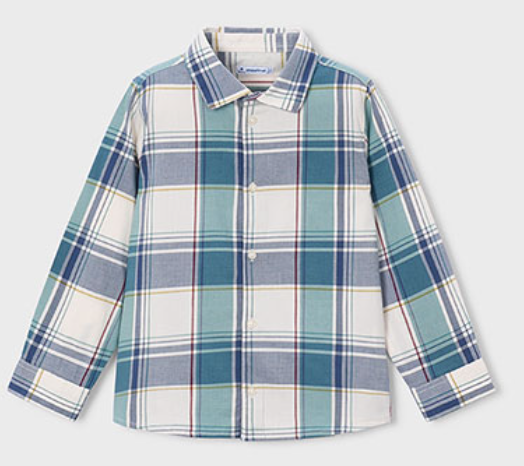 AM Kids - Camicia manica lunga quadri