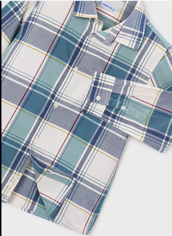 AM Kids - Camicia manica lunga quadri