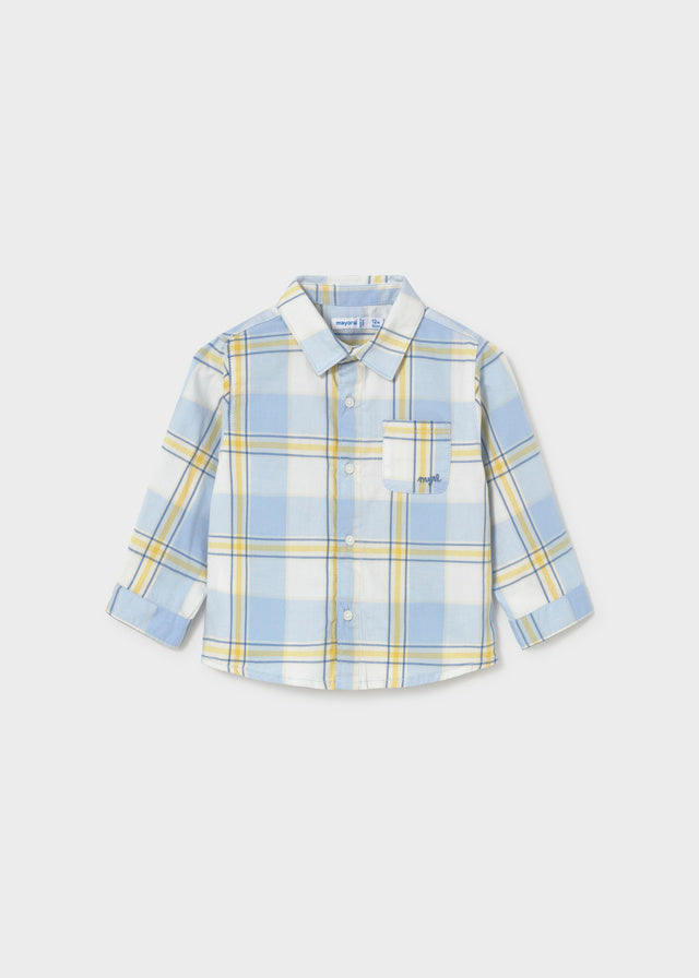 AM Kids - Camicia manica lunga quadri Mayoral