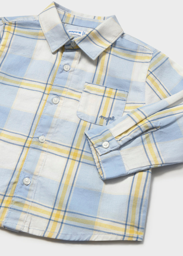 AM Kids - Camicia manica lunga quadri Mayoral