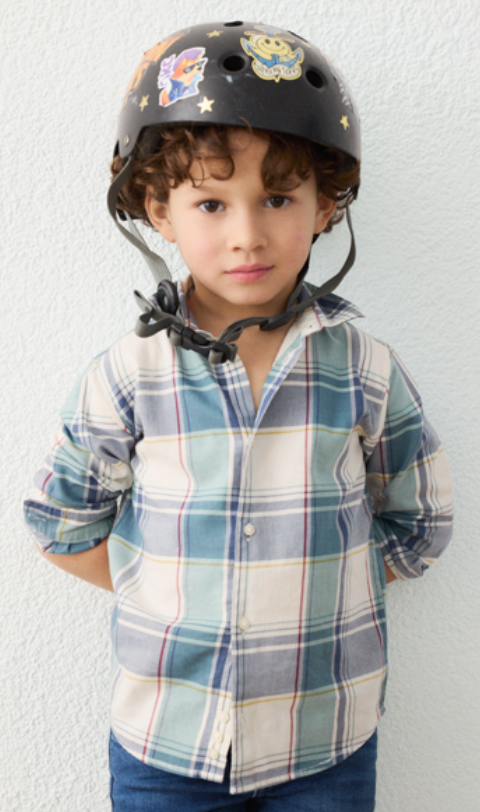 AM Kids - Camicia manica lunga quadri