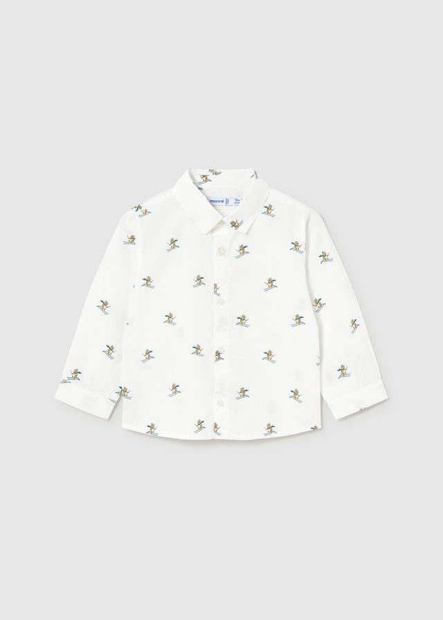 AM Kids - Camicia manica lunga stampata Mayoral