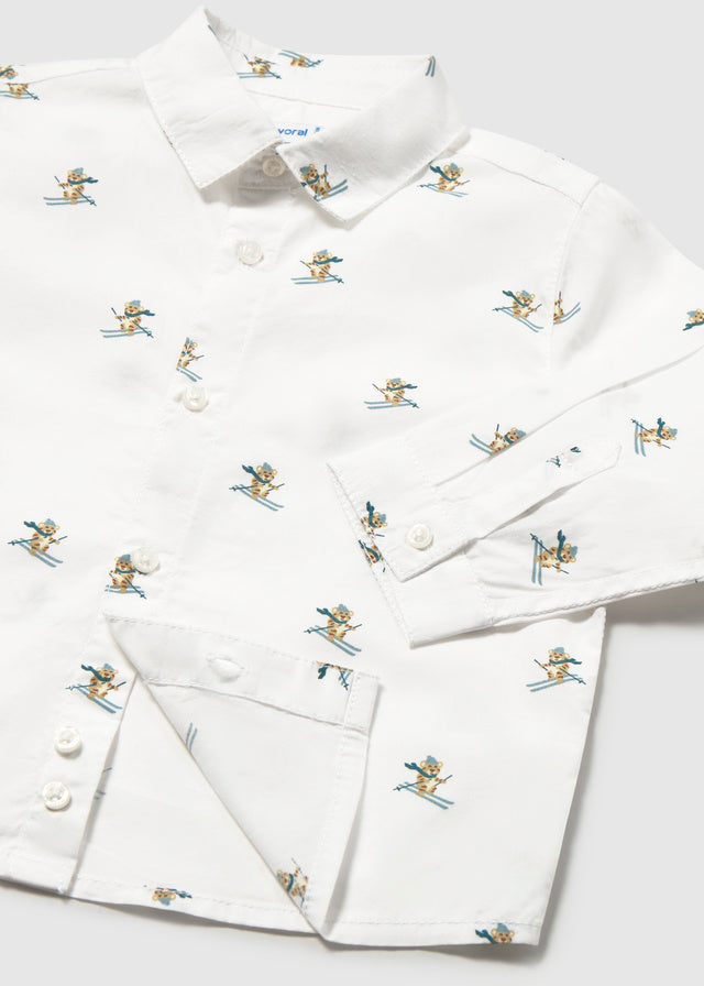AM Kids - Camicia manica lunga stampata Mayoral