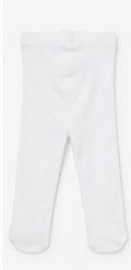 AM Kids - Collant con ricamo in caldo cotone