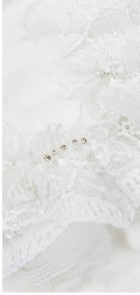 AM Kids - Collant in caldo cotone con ricamo