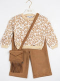 AM Kids - Completo con bermuda in camoscio