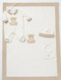 AM Kids - Completo con coperta,tutina,bavetta e cappello