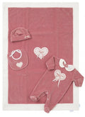 AM Kids - Completo con coperta,tutina,cappello e bavetta