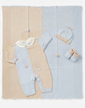 AM Kids - Completo con coperta,tutina,cappello e scarpina in misto lana