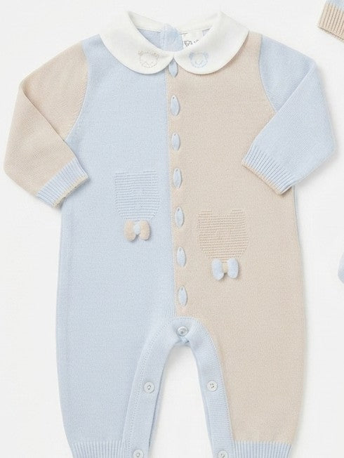 AM Kids - Completo con coperta,tutina,cappello e scarpina in misto lana