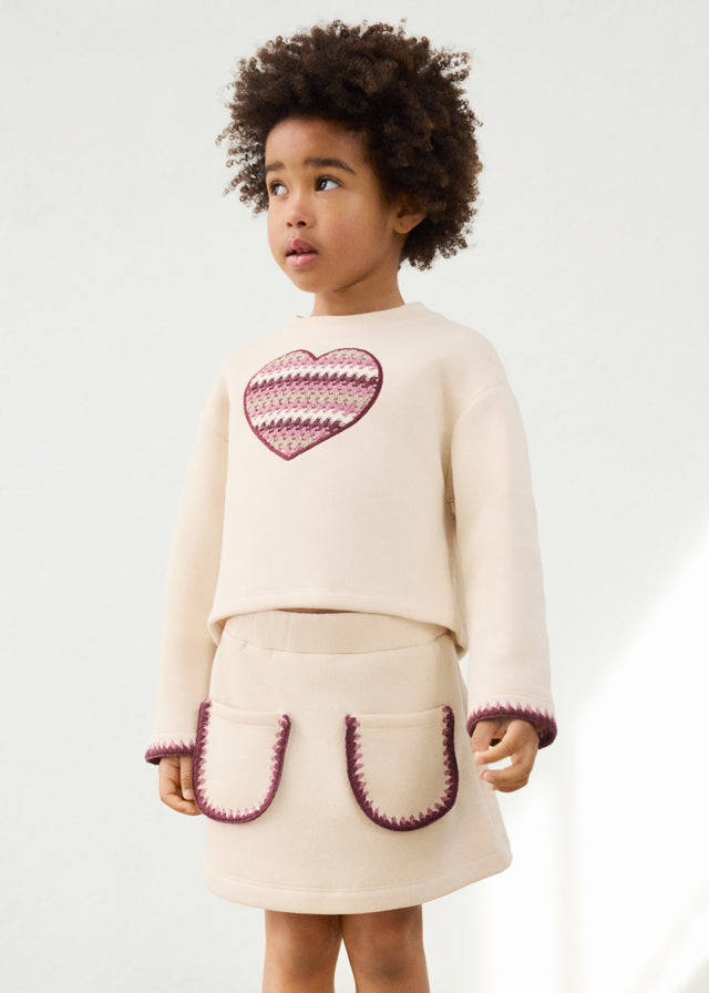 AM Kids - Completo con gonna felpato Mayoral