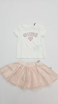 AM Kids - Completo con gonnellina a rete guess