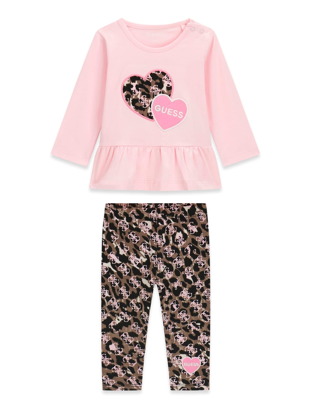 AM Kids - Completo con legging lungo in cotone guess