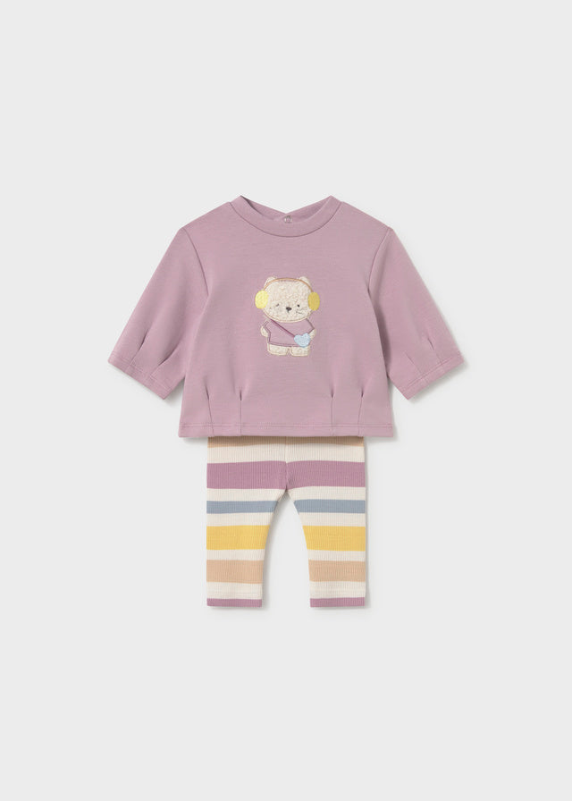 AM Kids - Completo con leggings 4 pezzi Mayoral