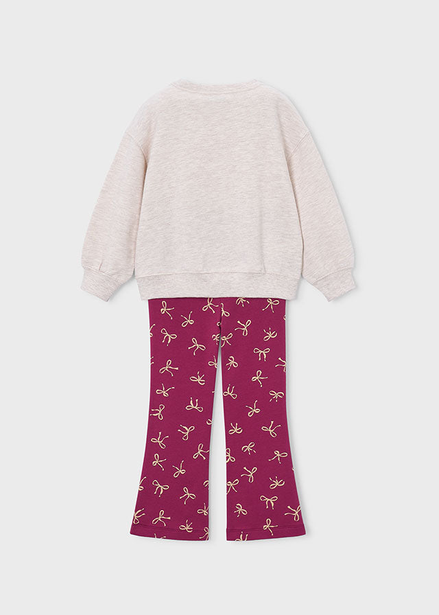 AM Kids - Completo con leggings con stampa Mayoral