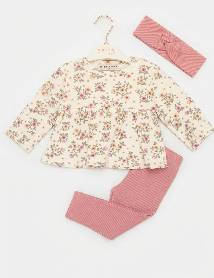 AM Kids - Completo con leggings e fascia