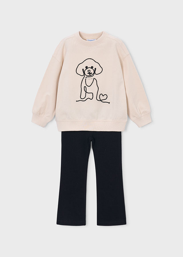 AM Kids - Completo con leggings e felpa Mayoral