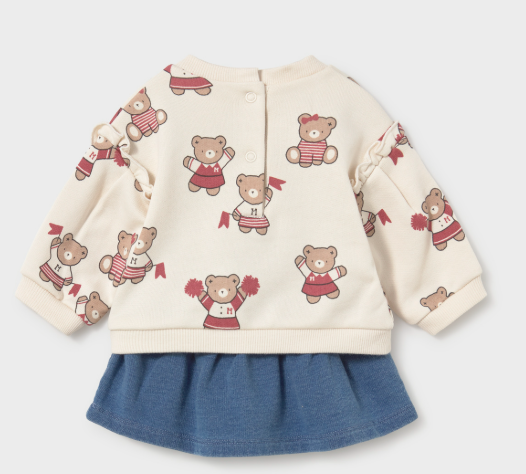 AM Kids - Completo con leggings e gonnellina