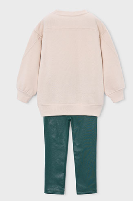 AM Kids - Completo con leggings felpato