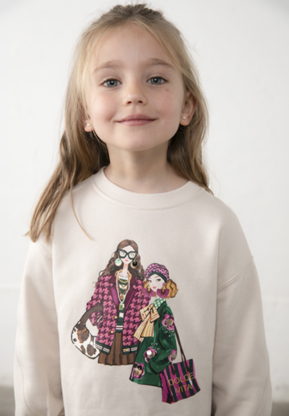 AM Kids - Completo con leggings felpato