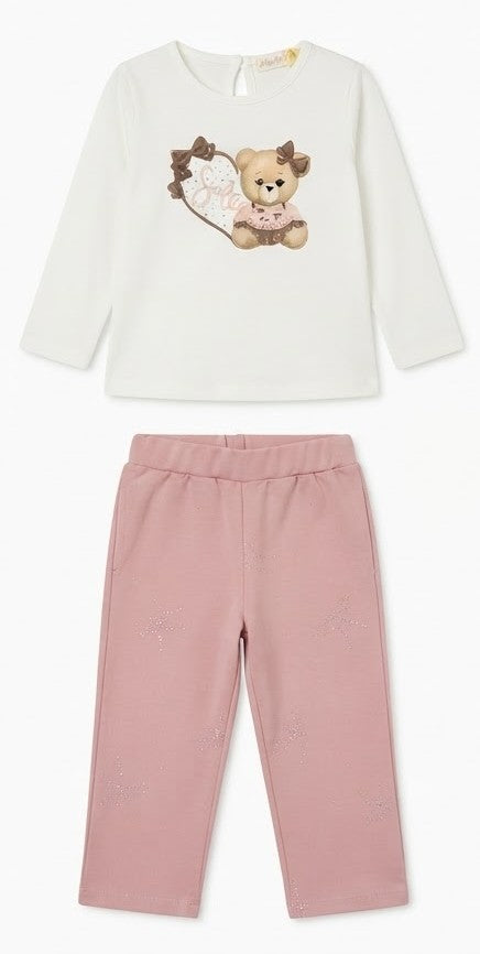 AM Kids - Completo con leggings gamba larga